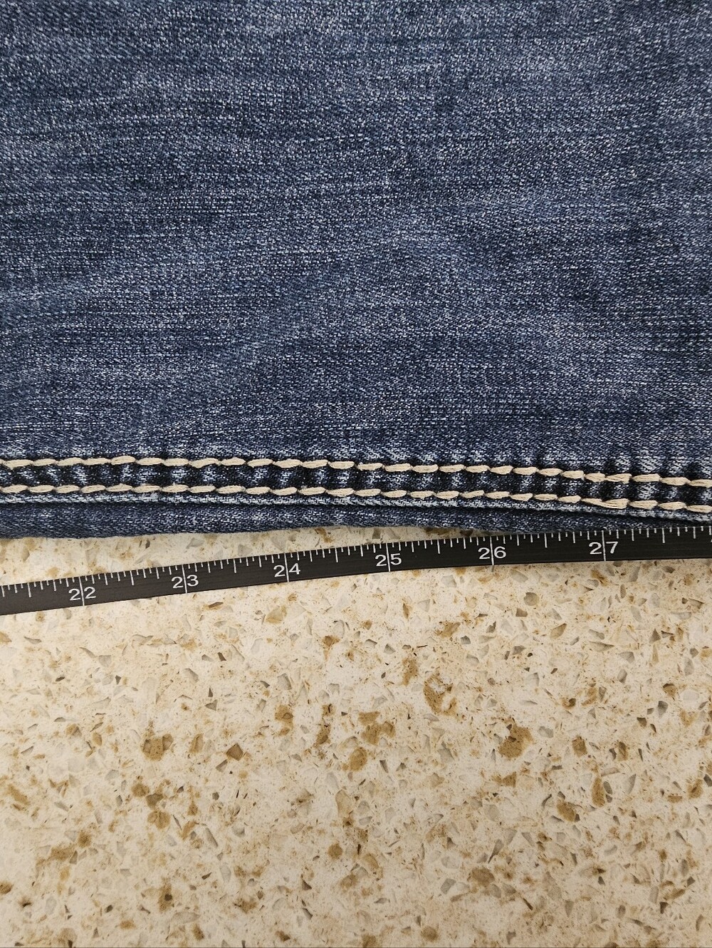 Men's Rock&Roll Double Barrel Bootcut Denim Blue Relaxed Jeans - Picture 5 of 9